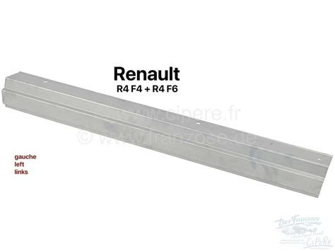 bas de caisse gauche Renault R4 F4 R4 F6 tôle ext de brancard