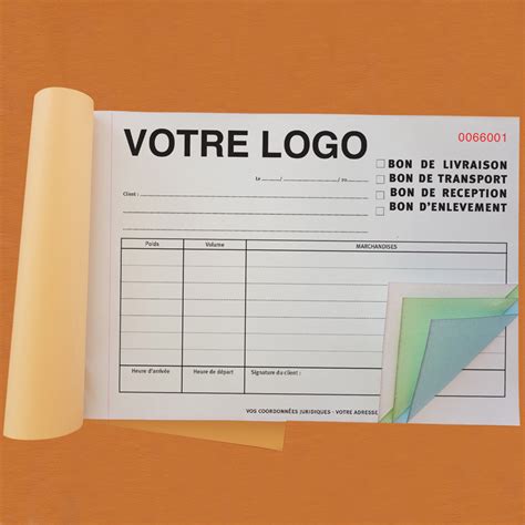 Direct Imprimeur Carnet A5 Autocopiant Personnalisable