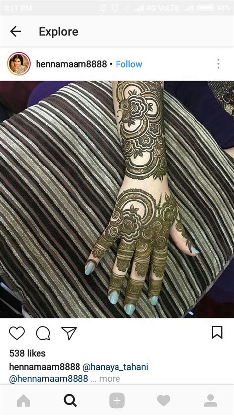 Pin By Khaled Baamar On Kha Mehendi Mehandi Designs Back Hand Mehndi