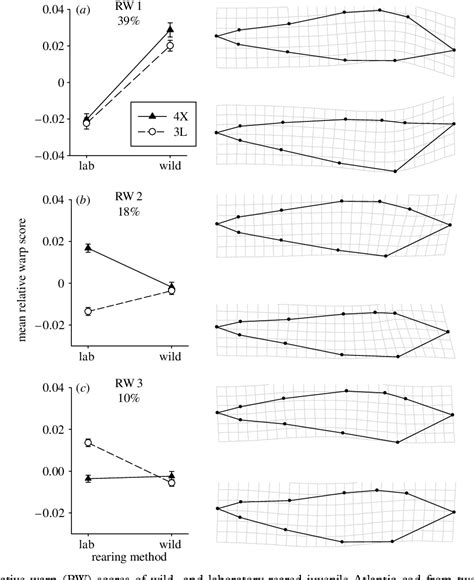 Figure 3 From Countergradient Variation In Body Shape Between Two