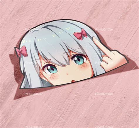 Share 81 Anime Peeking Stickers Incdgdbentre