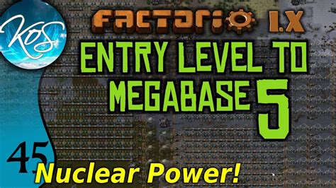 Factorio X Entry Level To Megabase The Beginnings Of Nuclear