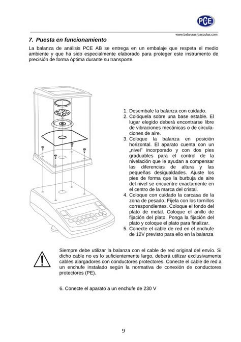 Pdf Instrucciones De Uso Balanza De An Lisis La Balanza De