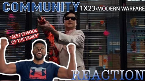 Community REACTION 1x23 Modern Warefare YouTube