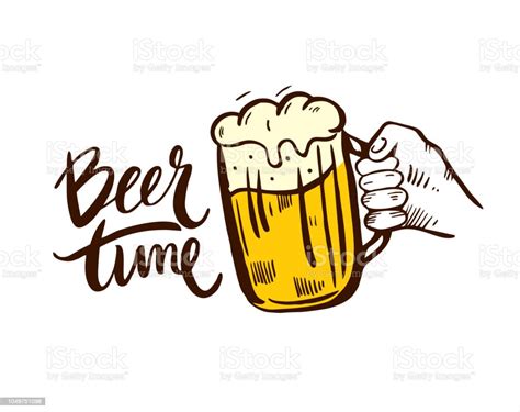 Vector Colorful Illustration Of Beer Stock Illustration Download Image Now Alcohol Drink