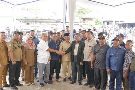 Pj Bupati Muba Mediasi Warga Desa Muara Merang Dengan PT PWS