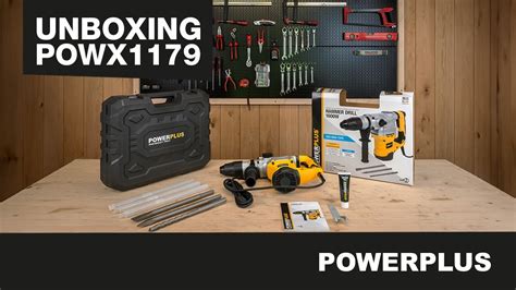 POWERPLUS Unboxing Der POWX1179 Bohrhammer YouTube