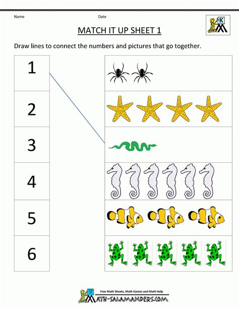 Kindergarten Printable Math Worksheets