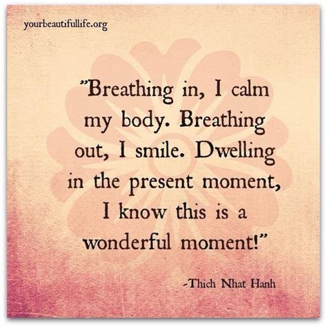 Yoga Quotes Breathing In I Calm My Body Breathing Out I Smile