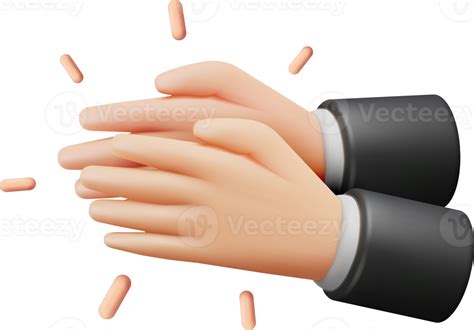 3d Human Hands Clapping 35710537 Png