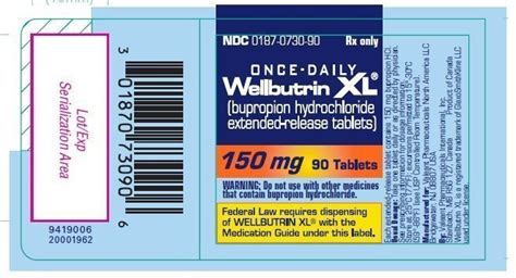 Wellbutrin XL FDA Prescribing Information Side Effects And Uses