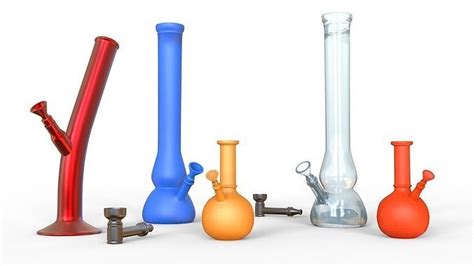 3d Model Bong 3d Model Collection Vr Ar Low Poly Cgtrader