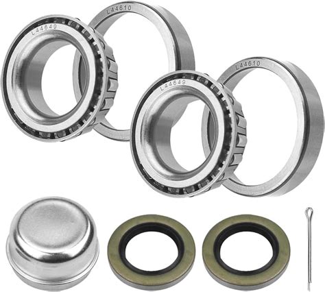 Rigsnparts 2 Sets L44649l44610 Trailer Bearing Kit For