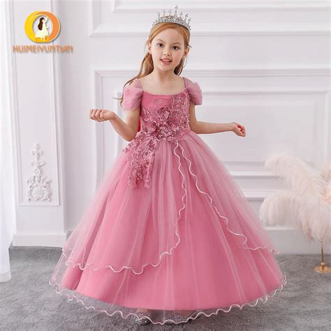 Kaufe Prinzessin Blume M Dchen Kleid Sommer Tutu Hochzeit