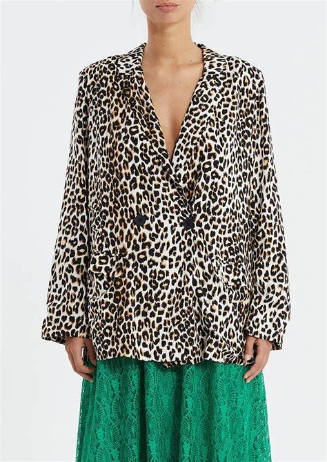 Lollys Laundry Jolie Blazer Leopard