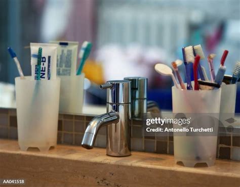 Toothbrush Cup Sink Photos And Premium High Res Pictures Getty Images