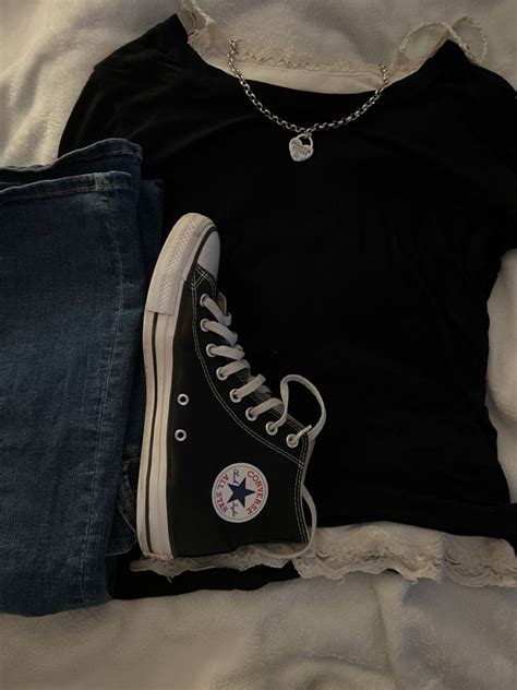 Outfit Inspo Downtown Outfits Cute Everyday Outfits Black Converse