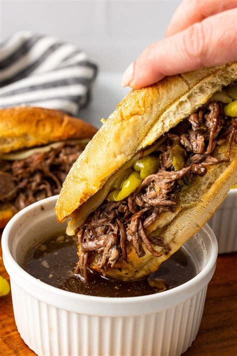 Slow Cooker Italian Beef Sandwiches The Cooking Jar