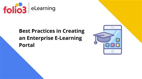 Best Practices In Creating An Enterprise E Learning Portal