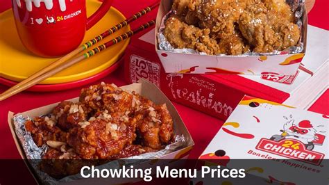 Chowking Menu Prices in Philippines [Update] 2024