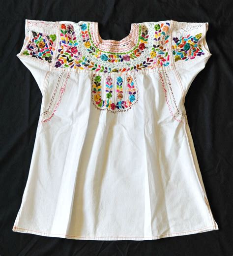 Blouse Mexican Oaxaca Mixtec Zapotec By Teyacapan Mexican Blouse