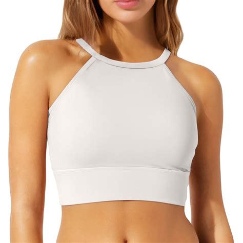 Women Swim Bikini Top High Neck Bathing Suit Top Swimwear Print Bikini Bikini Skirt Push Up