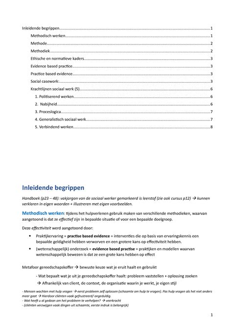 Samenvatting Januari Inleidende Studocu