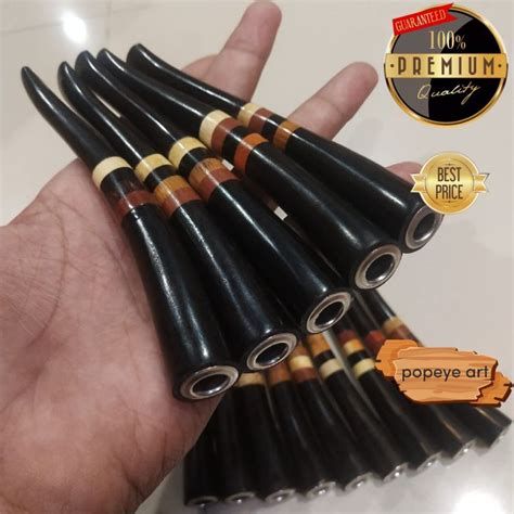 Once Pipa Rokok Kayu Galih Kelor Hitam Kombinasi Lazada Indonesia