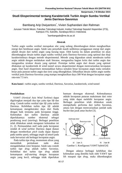 Pdf Proceeding Seminar Nasional Tahunan Teknik Mesin Xiv Eprints