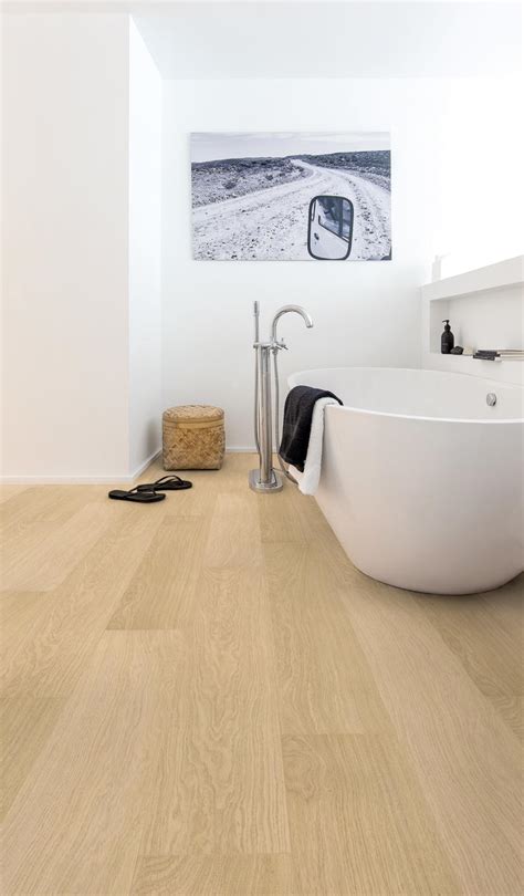 White Varnished Oak Quick Step Impressive Ultra Laminate Flooring