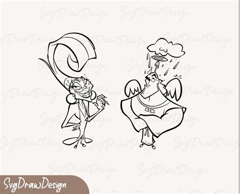 Yzma And Kronk Svg Png Shirt Files For Cricut And Silhouette Etsy