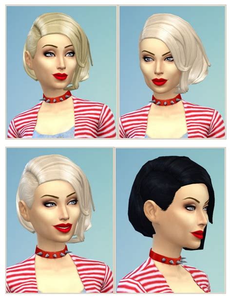 12 Sensational Undercut Bob Hairstyle Sims 4