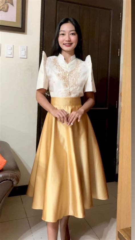 Pin By Lana Toledo On Saya Filipiniana In Filipiniana Dress