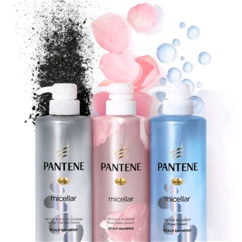 Pantene Micellar Series แพนทีน ไมเซล่า ซีรีส์ แชมพู และ ครีมนวด ขนาด 530 Ml Shopee Thailand