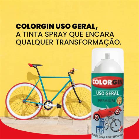 Tinta Spray Uso Geral Verniz Incolor Brilhante Ml Colorgin