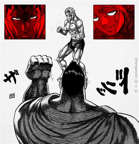 Akoya Seishu Vs Nicholas Le Banner Kengan Omega Manga Kengan Ashura