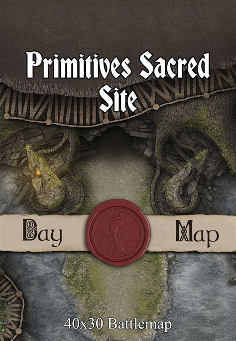 X Battlemap Primitives Sacred Site Seafoot Games Camps