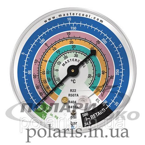 Купить Манометр LBP низкого давления Mastercool EL / R22, R404A, R410A ...