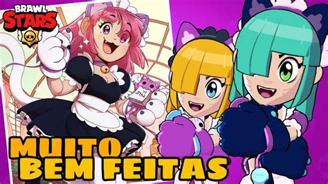 LIBEREI E JOGUEI As 3 SKINS Da COLETTE GATINHA Brawl Stars YouTube