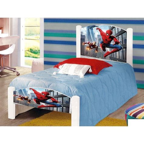 Kit Quarto Infantil Completo Cama Do Homem Aranha Extra