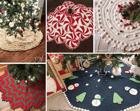 Crochet Tree Skirt Patterns That Sleigh Crochet 365 Knit Too