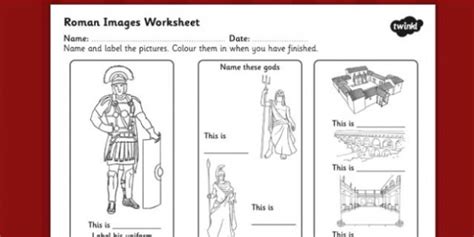 Ancient Rome Worksheets