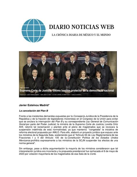 PDF Suprema Corte de Justicia último bastión protector de la