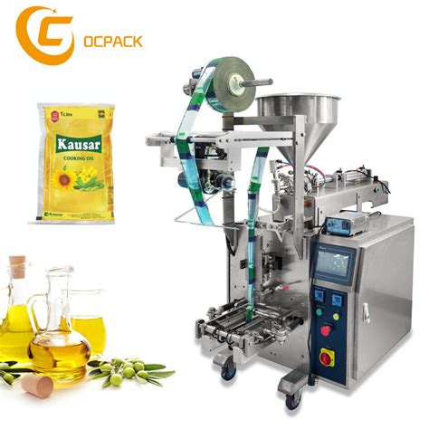 Automatic Sachet Sunflower Edible Cooking Oil Pouch Packing Machine Price China Cooking Oil