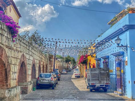 Download An Urban Street In Oaxaca Wallpaper