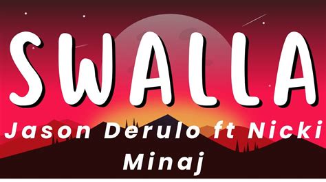 Jason Derulo Ft Nicki Minaj Ty Dollar Ign Swalla YouTube