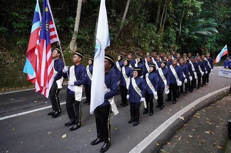 Kontinjen Jpsm Sempena Istiadat Perbarisan Ulang Tahun Kelahiran Ke