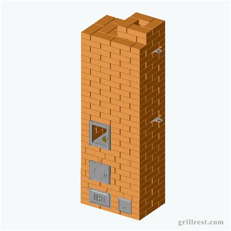 Скачать порядовку отопительно варочной печи 2 на 3 кирпича