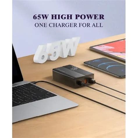 Βάση Φόρτισης με 2 Θύρες Usb A και 2 Θύρες Usb C 65w Power Delivery σε