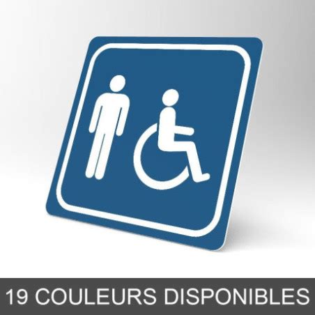 Plaque Signal Tique Carr E Toilettes Homme Handicap